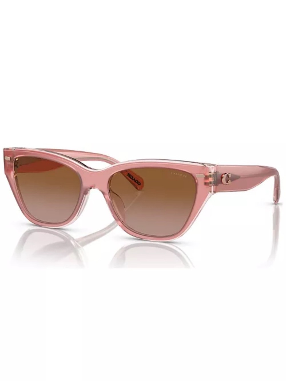 COACH • MILKY PINK CAT EYE SUNGLASSES